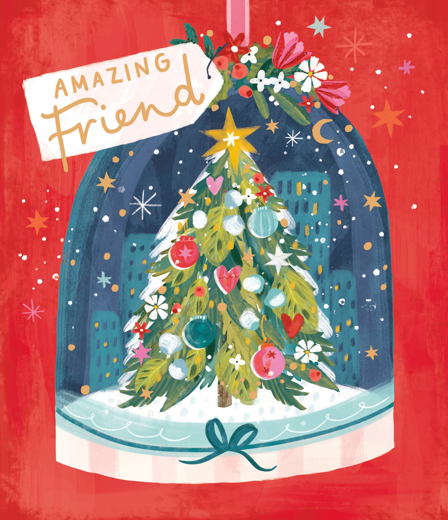 Standard Greeting Cards Friend  Deck the Halls