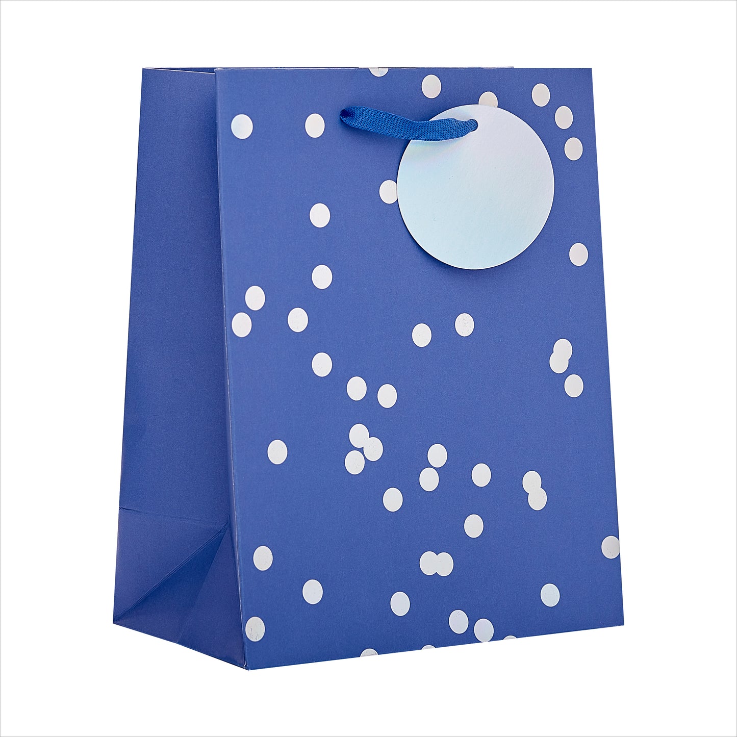 Gift Bag Medium Greeting Cards Open  Blue Holo