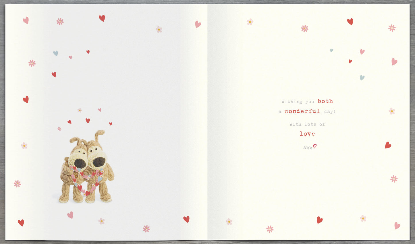 Standard Greeting Cards Anniversary Wedding Mum & Dad Cute Boofle