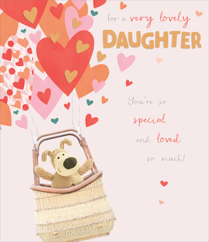 Standard Greeting Cards Daughter Cute Boofle