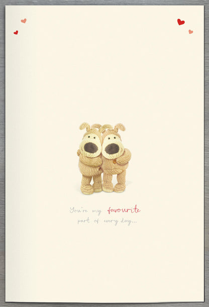 Standard Greeting Cards Fiancee Cute Boofle