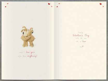 Standard Greeting Cards Fiancee Cute Boofle