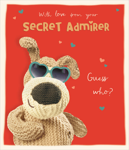 Standard Greeting Cards Secret Admirer Cute Boofle