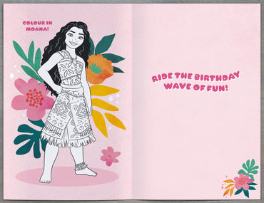 Standard Greeting Cards Birthday 4 Year Girl Juvenile Disney Moana