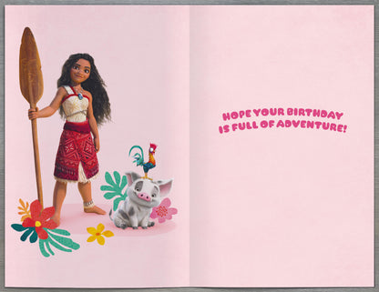 Standard Greeting Cards Birthday Girl Juvenile Disney Moana