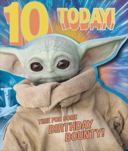 Standard Greeting Cards Birthday 10 Year Boy Juvenile Disney The Mandalorian