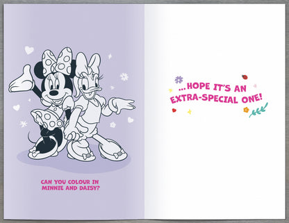 Standard Greeting Cards Birthday 4 Year Girl Juvenile Disney Minnie Mouse