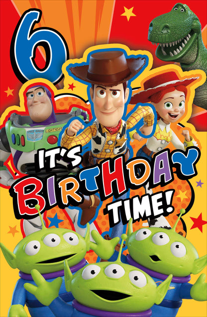 Standard Greeting Cards Birthday 6 Year Boy Juvenile Disney Toy Story