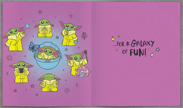 Standard Greeting Cards Birthday 5 Year Boy Juvenile Disney The Mandalorian