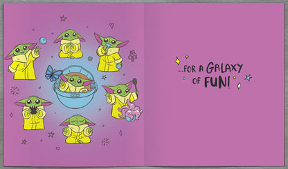 Standard Greeting Cards Birthday 5 Year Boy Juvenile Disney The Mandalorian
