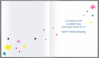 Standard Greeting Cards Anniversary Wedding Husband  Happy Vibes