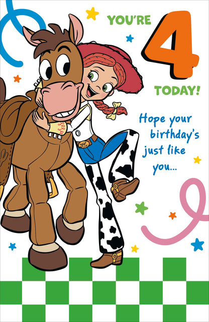 Standard Greeting Cards Birthday 4 Year Girl Juvenile Disney Toy Story