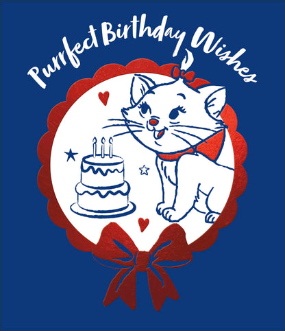 Standard Greeting Cards Birthday Girl Juvenile Disney Aristocats