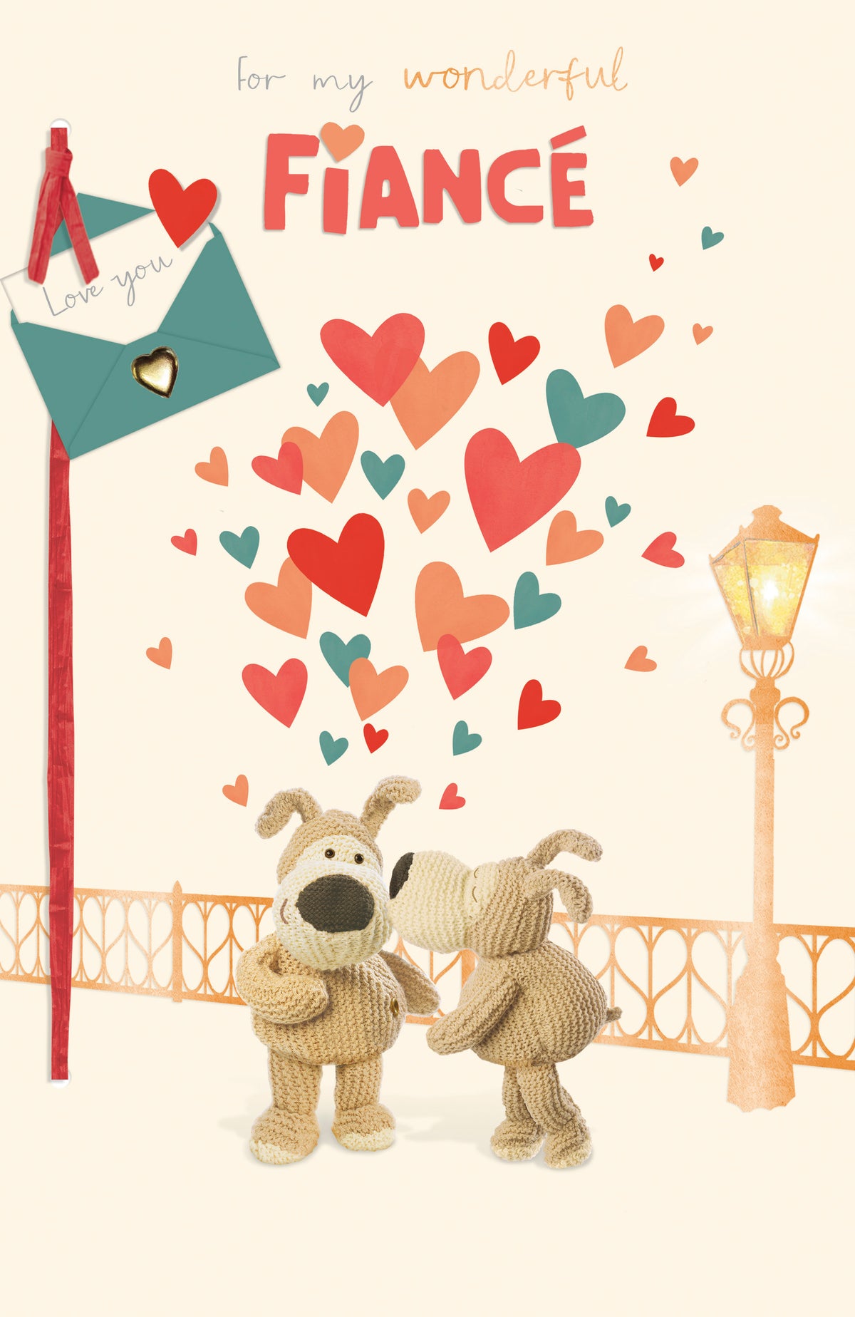 Standard Greeting Cards Fiance Cute Boofle