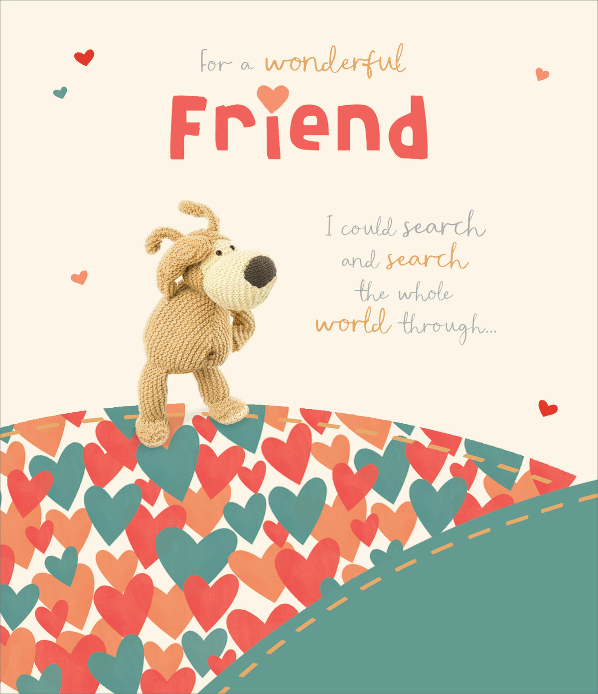 Standard Greeting Cards Friend Cute Boofle