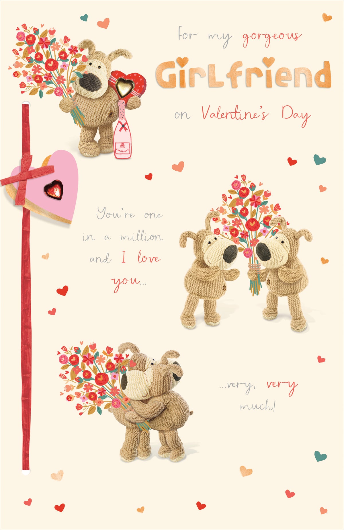 Standard Greeting Cards Girlfriend Cute Boofle