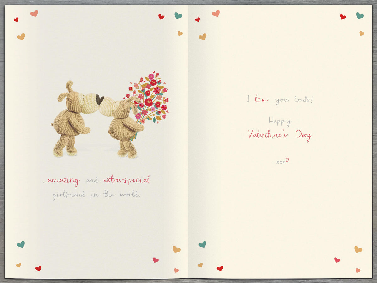 Standard Greeting Cards Girlfriend Cute Boofle
