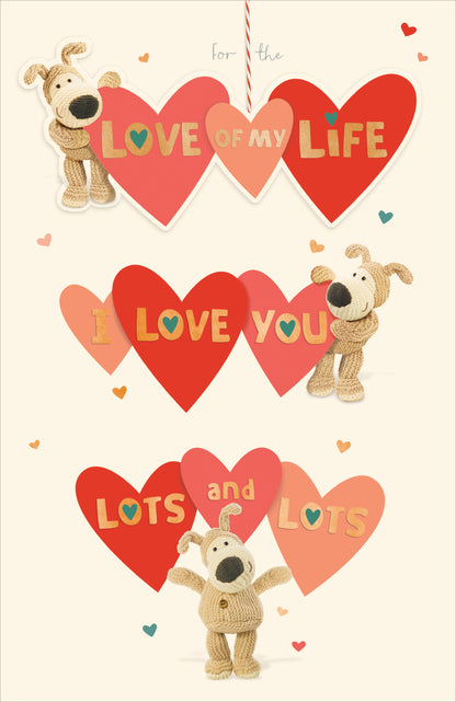 Standard Greeting Cards One I Love Cute Boofle