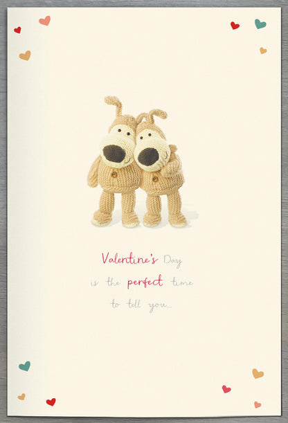 Standard Greeting Cards One I Love Cute Boofle