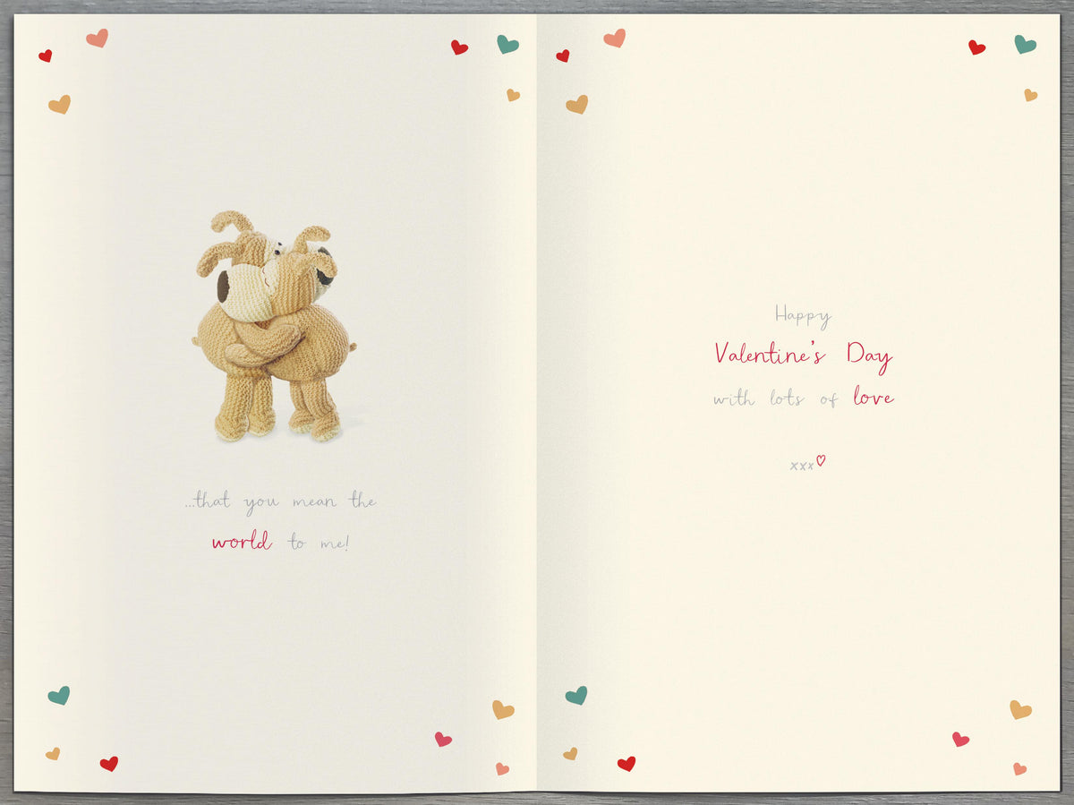 Standard Greeting Cards One I Love Cute Boofle