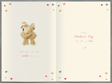 Standard Greeting Cards One I Love Cute Boofle