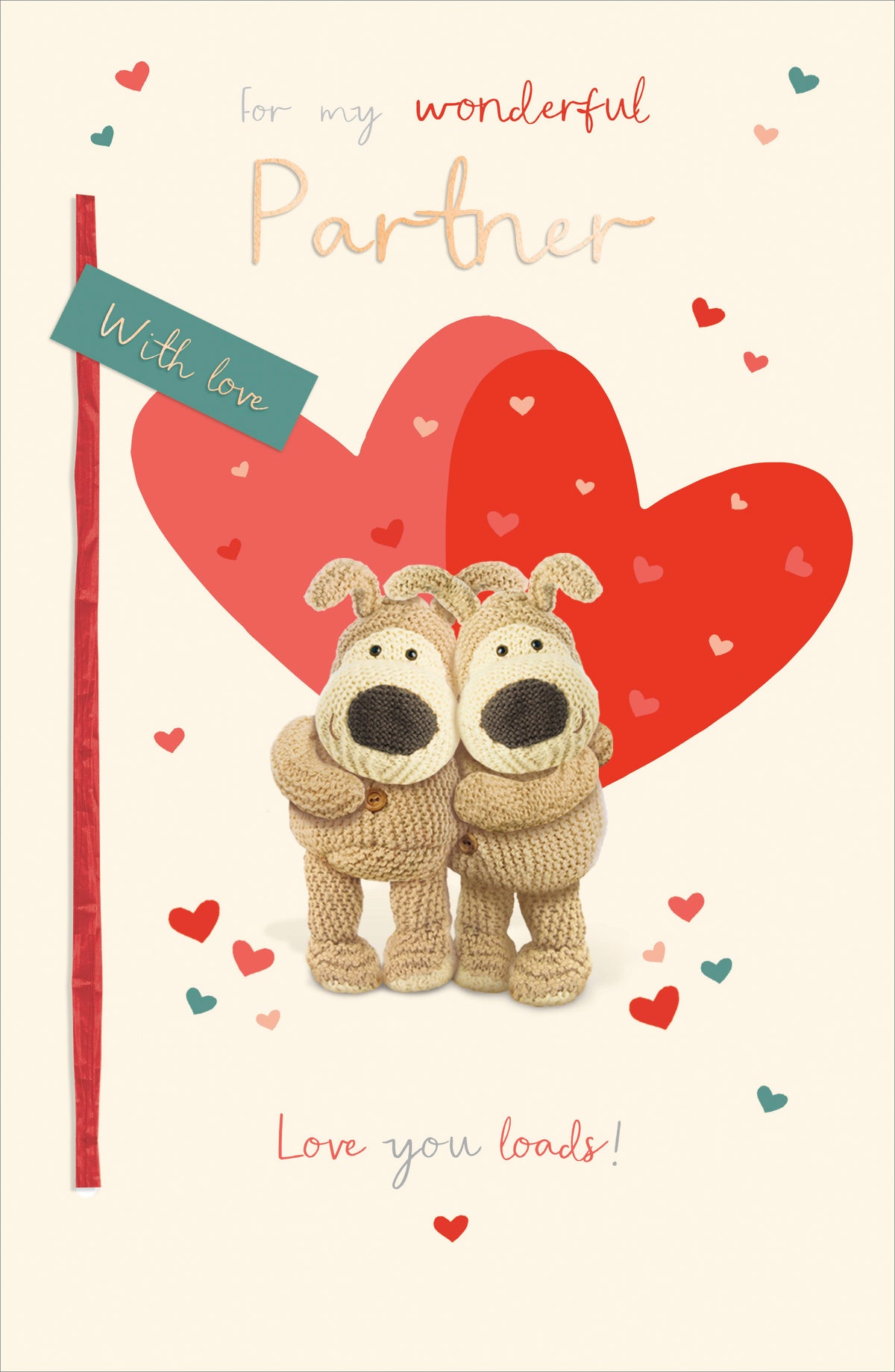 Standard Greeting Cards Partner Cute Boofle
