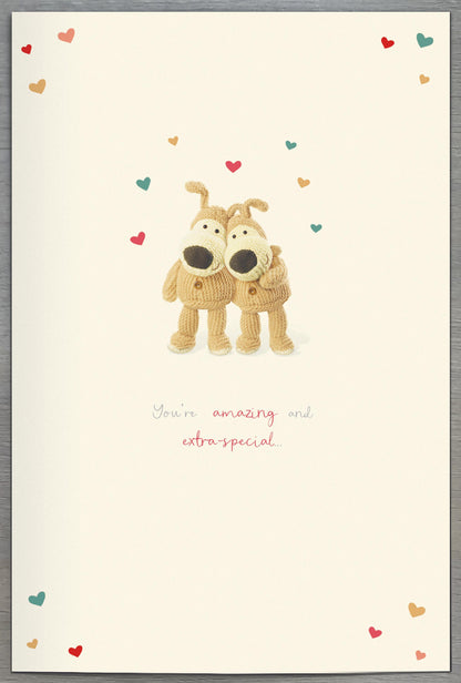 Standard Greeting Cards One I Love Cute Boofle