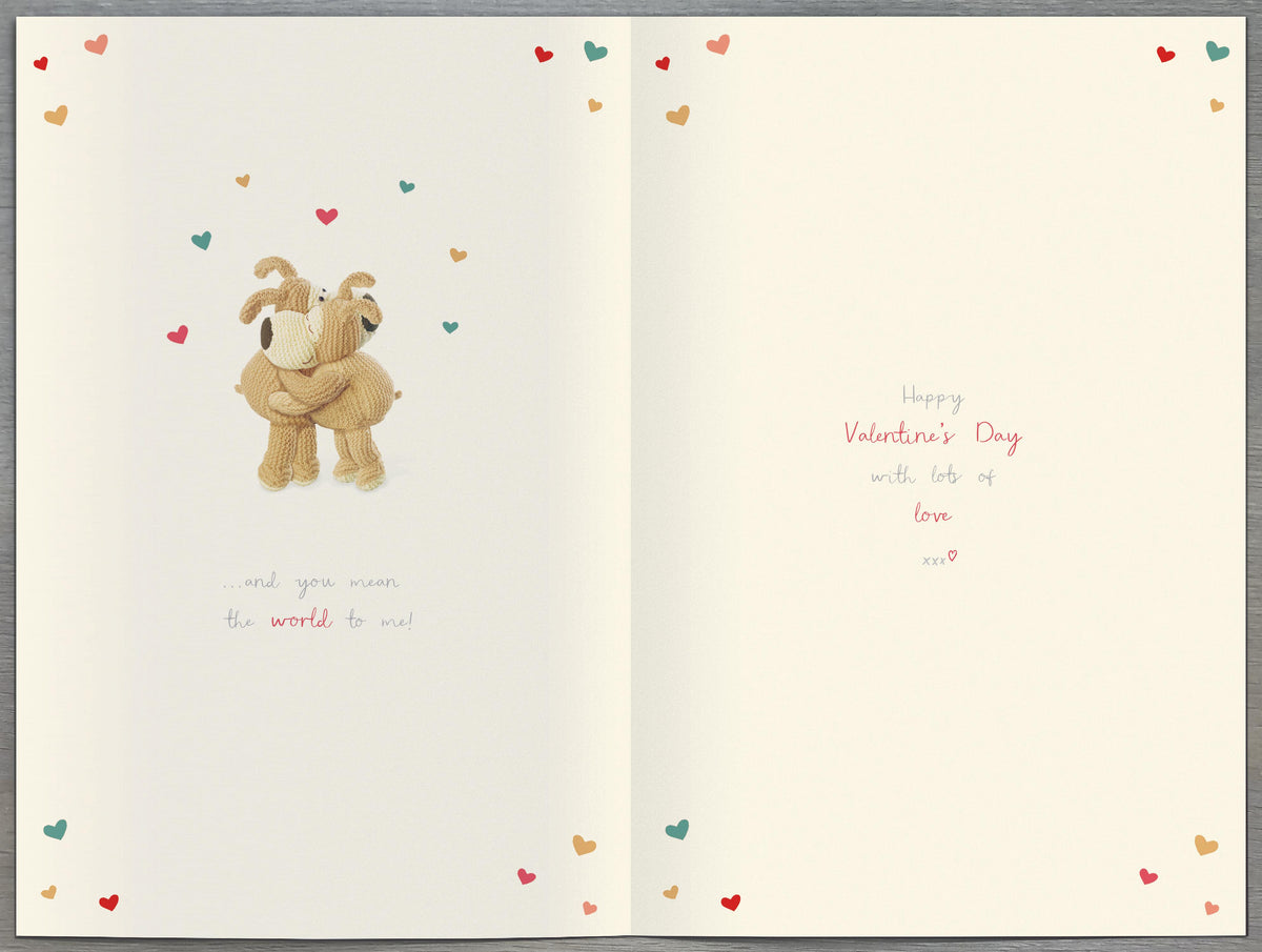 Standard Greeting Cards One I Love Cute Boofle