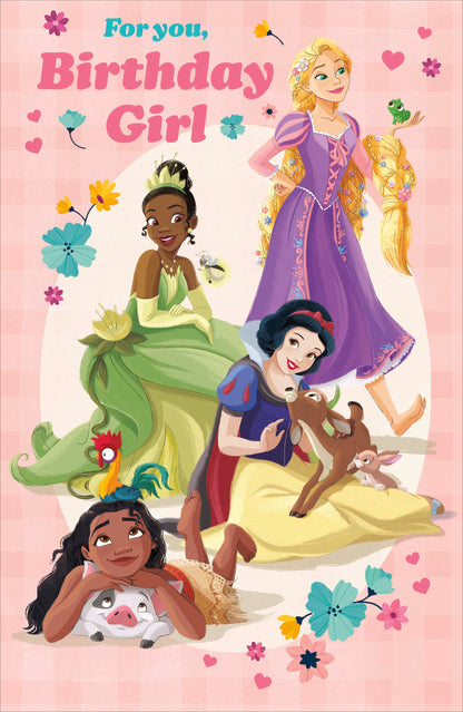 Standard Greeting Cards Juvenileenile Girl Disney Princess