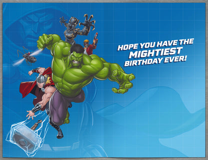 Standard Greeting Cards Birthday 9 Year Boy Juvenile Disney Avengers