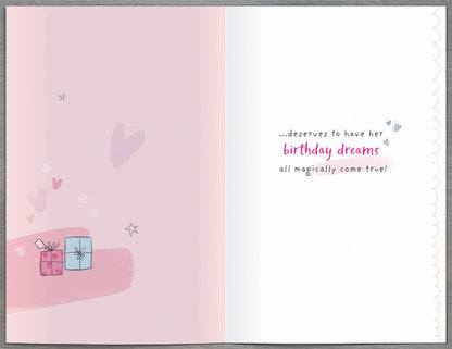 Standard Greeting Cards Birthday 4 Year Girl Juvenile Alana Rose