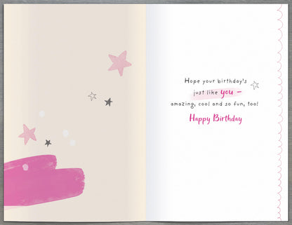 Standard Greeting Cards Birthday 9 Year Girl Juvenile Alana Rose