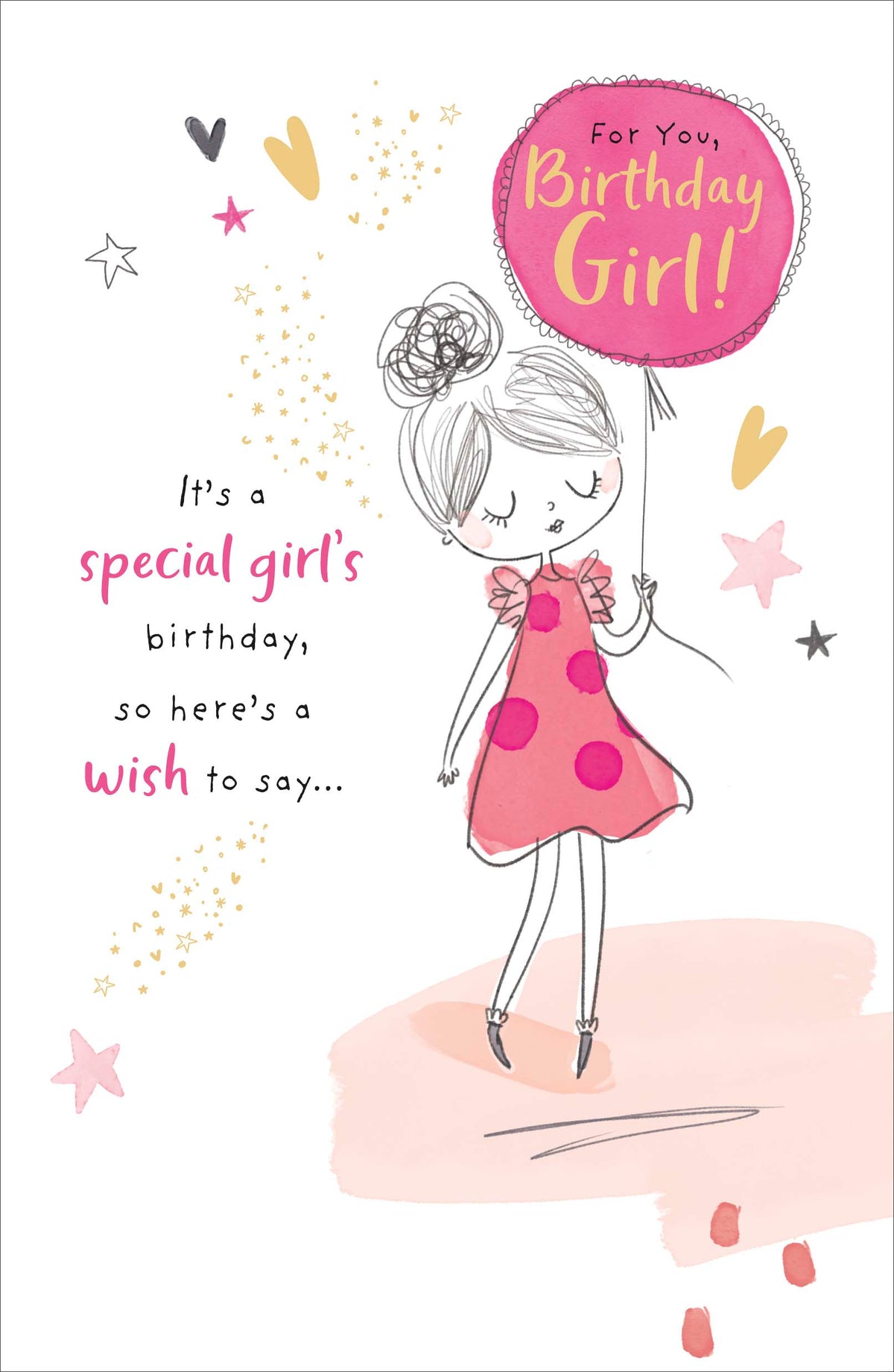 Standard Greeting Cards Birthday Girl Juvenile Alana Rose