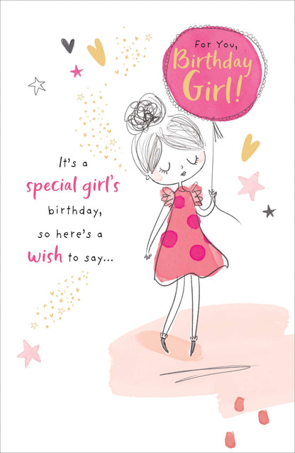Standard Greeting Cards Birthday Girl Juvenile Alana Rose