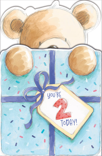 Standard Greeting Cards Birthday 2 Year Boy Juvenile Gibson Core Line