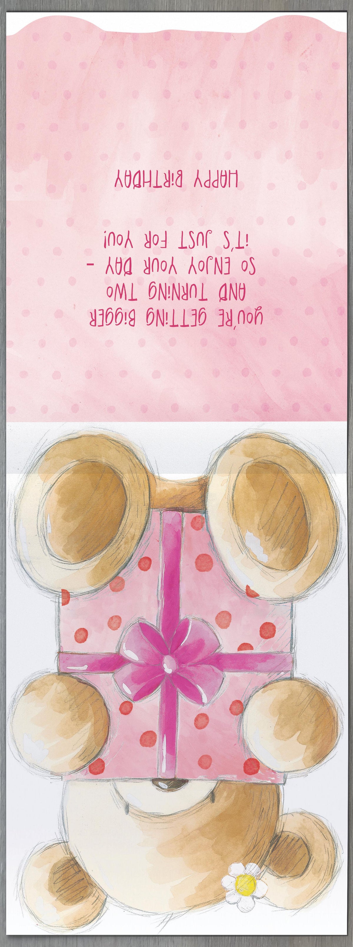 Standard Greeting Cards Birthday 2 Year Girl Juvenile Gibson Core Line
