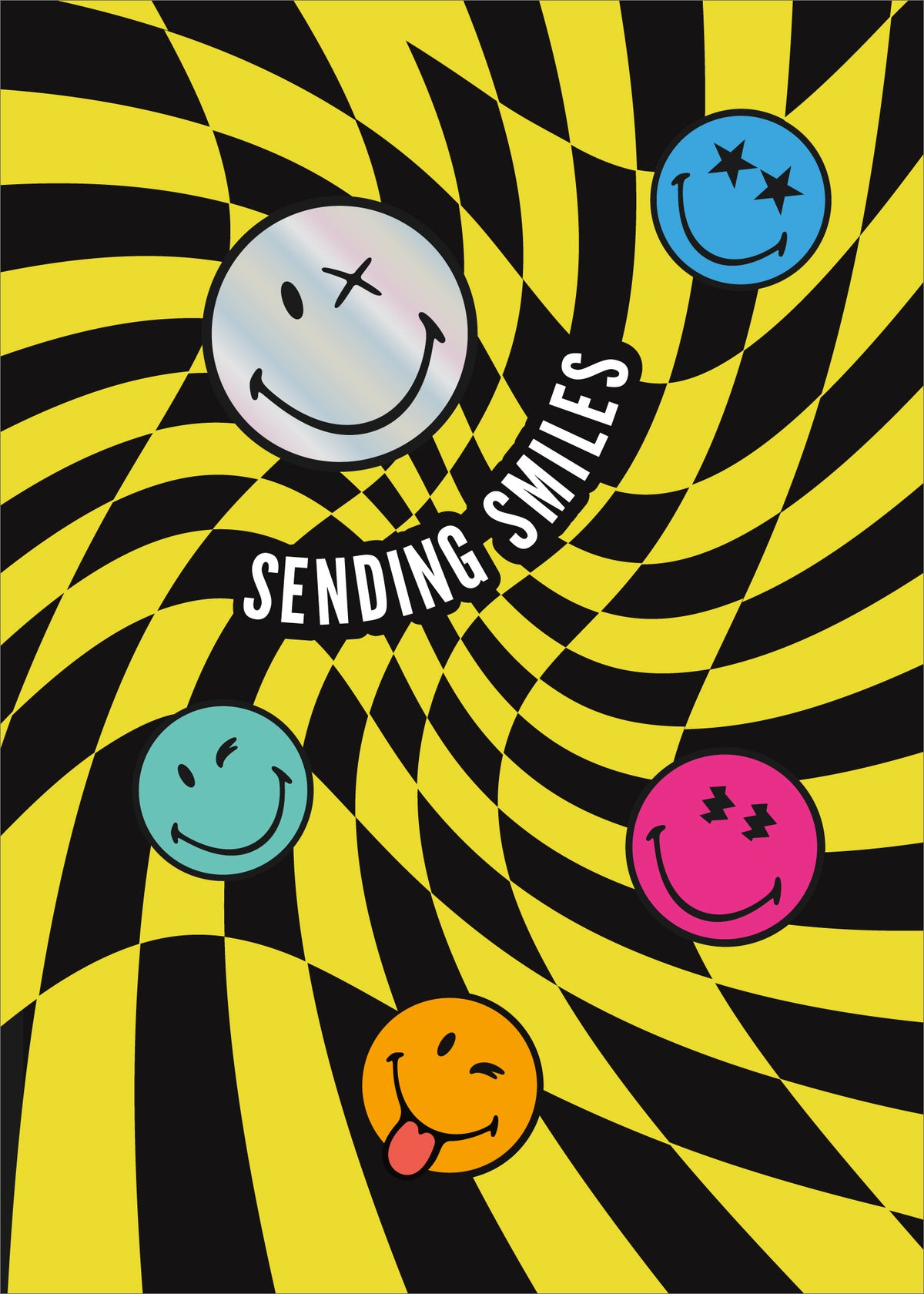 Hand Finished Greeting Cards Juvenileenile General Smiley World
