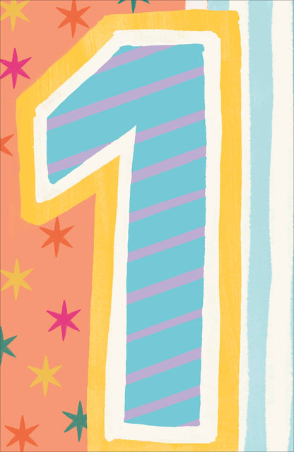 Standard Greeting Cards Baby's 1st Juvenile Best Wishes Core Line