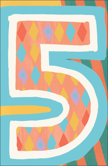 Standard Greeting Cards Birthday 5 Year Juvenile Best Wishes Core Line