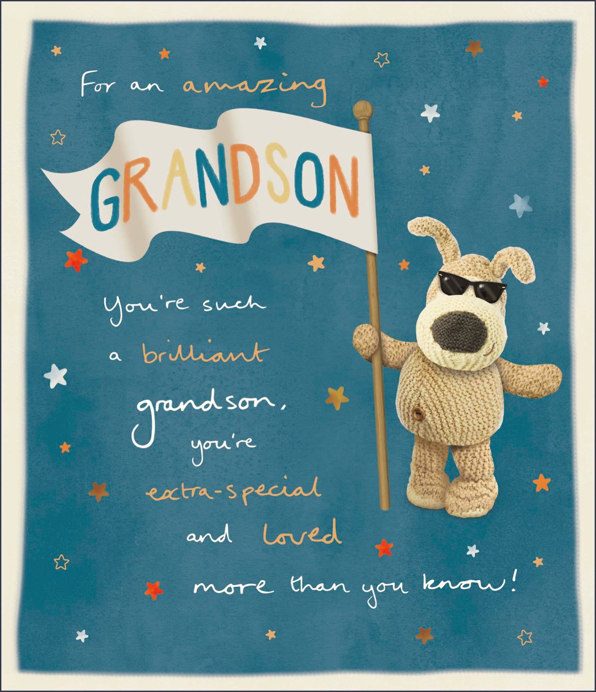Standard Greeting Cards Birthday Grandson Cute Boofle