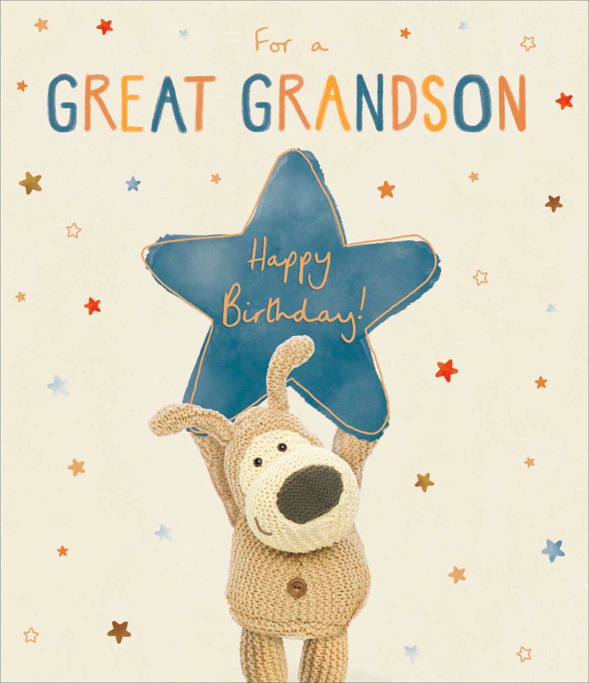 Standard Greeting Cards Birthday Gt Grandson Cute Boofle