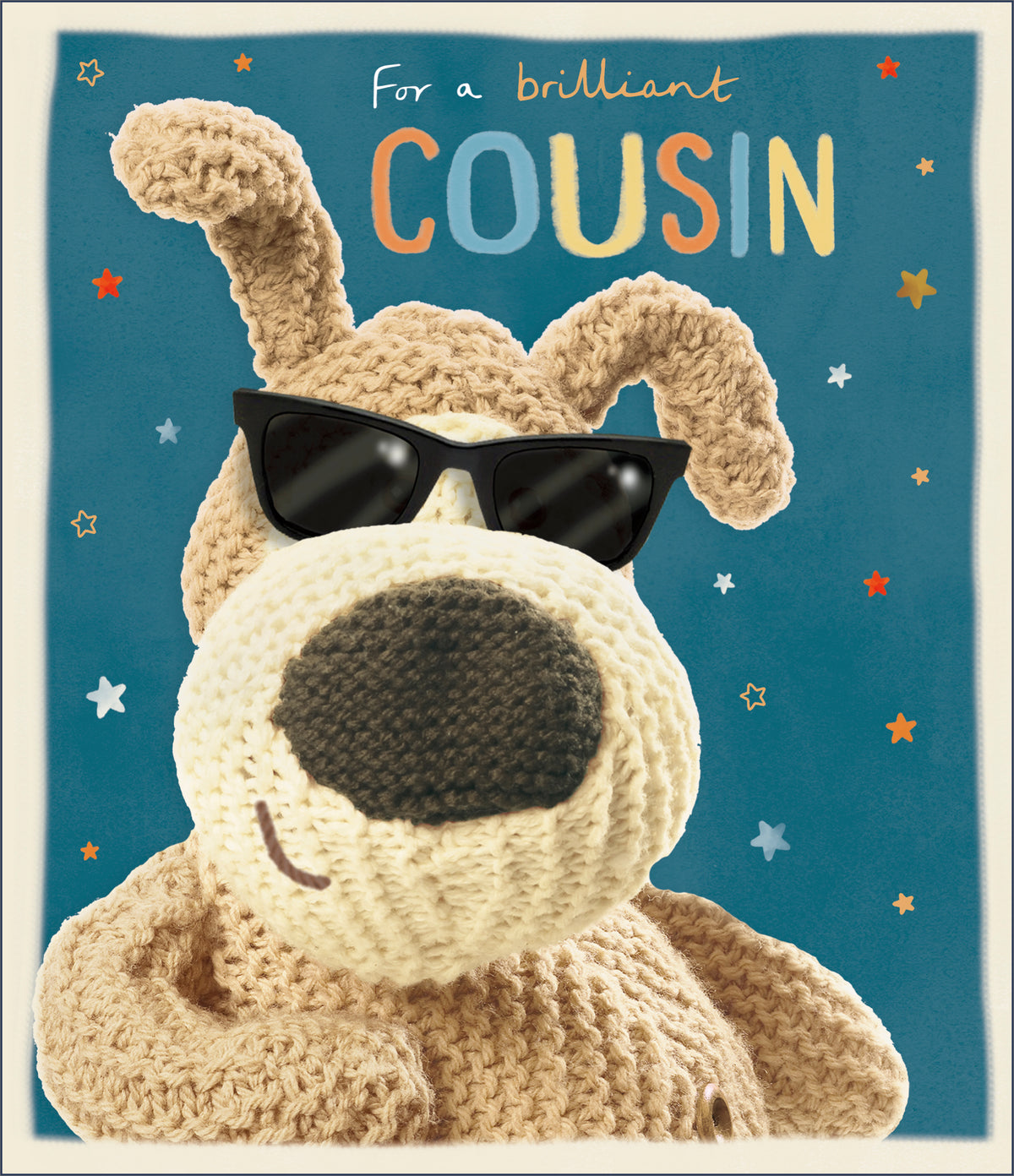 Standard Greeting Cards Birthday Cousin Masc Cute Boofle