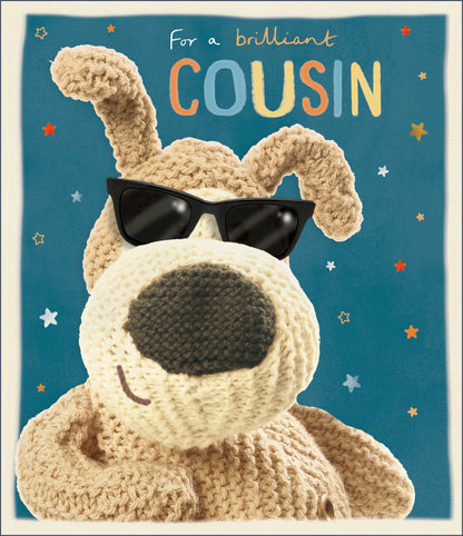 Standard Greeting Cards Birthday Cousin Masc Cute Boofle