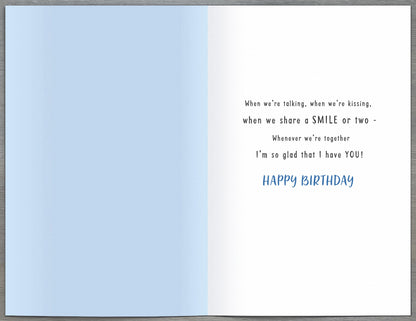 Standard Greeting Cards Birthday Boyfriend Cute Floofs