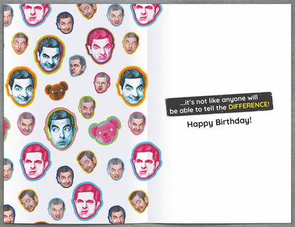 Standard Greeting Cards Birthday Uncle Hum Mr Bean