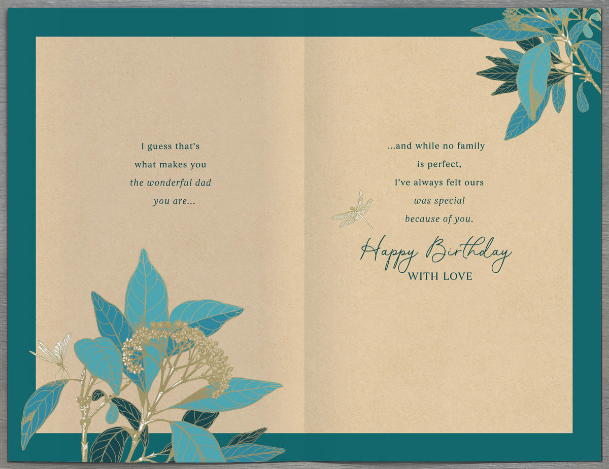 Standard Greeting Cards Birthday Dad  Royal Horticultural Society