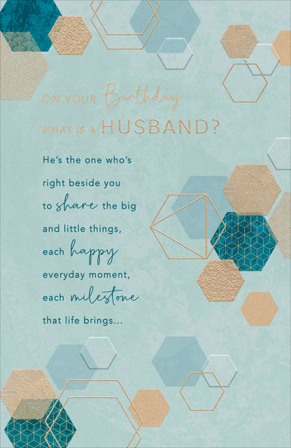 Standard Greeting Cards Birthday Husband  Gibson Core Line