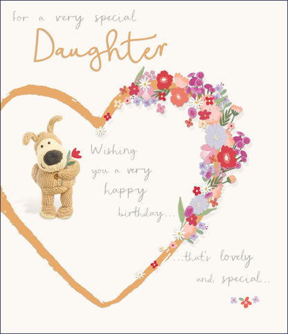 Standard Greeting Cards Birthday Daughter Cute Boofle