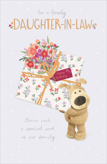 Standard Greeting Cards Birthday Daughter In Law Cute Boofle