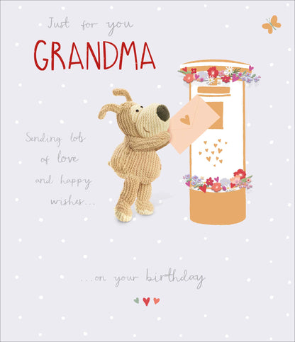 Standard Greeting Cards Birthday Grandma Cute Boofle